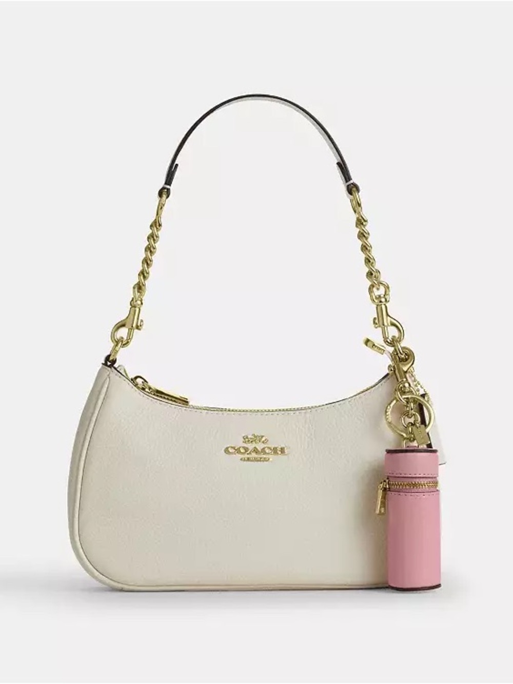 Coach Lipstick Case Bag Charm Soft Pink NWT - Picture 2 of 3